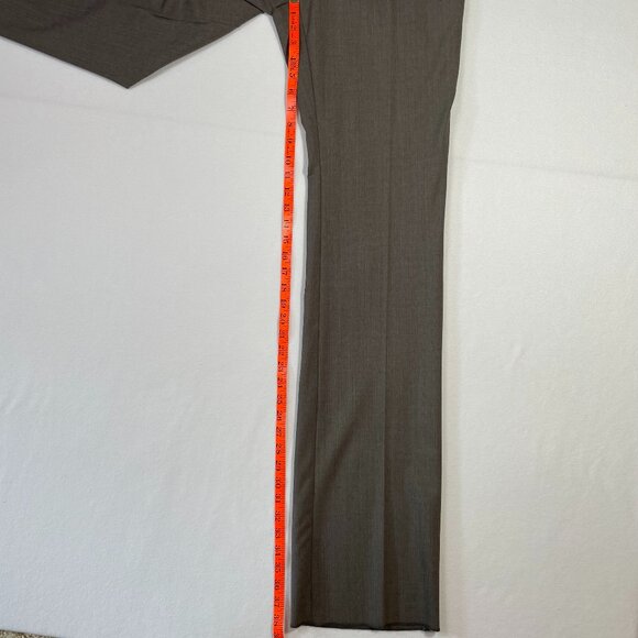 Alvin Valley Auslander Pant Size 10 Gray Straight Leg Wool Stretch Side Zip - Picture 8 of 16